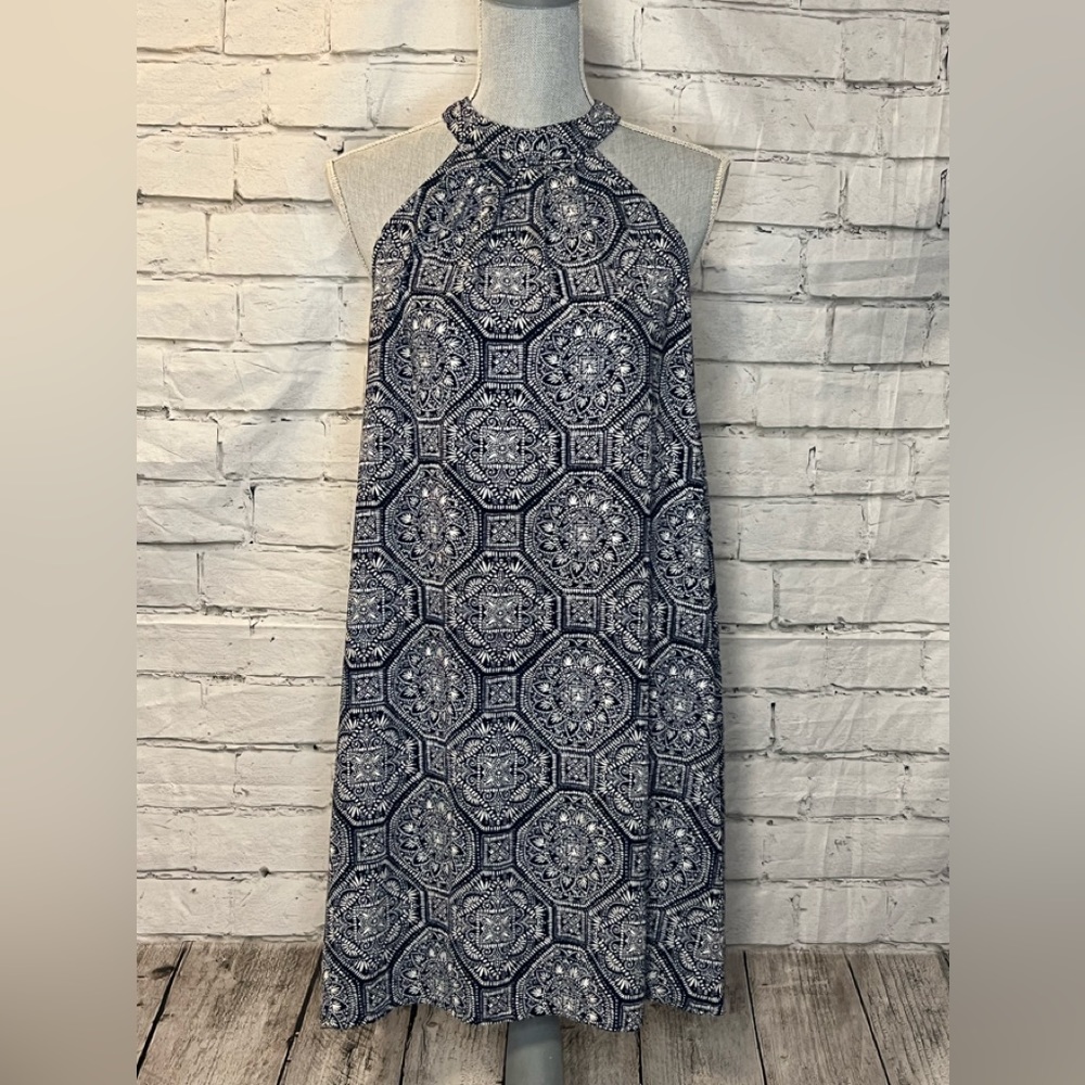 Ovi shift dress navy blue size Medium